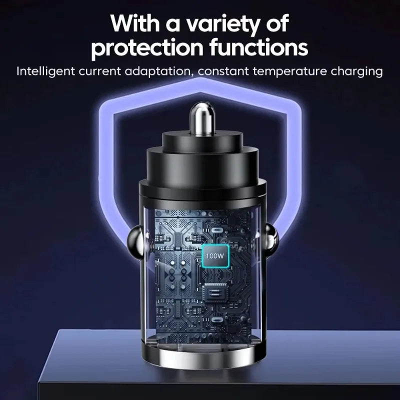 Mini USB-C Car Charger 20W Fast Charging – iPhone & Samsung USB-C Car Charger Richie's