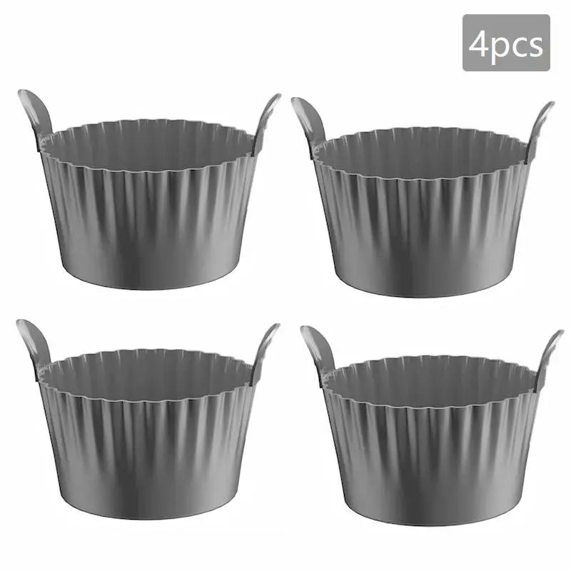 Silicone Baking Egg Cups for Air Fryer – Non-Stick Reusable Silicone Baking Cups Richie's B4