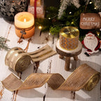 Gold Christmas Tree Ribbon Roll – DIY Bow & Gift Wrapping Christmas Ribbon Richie's