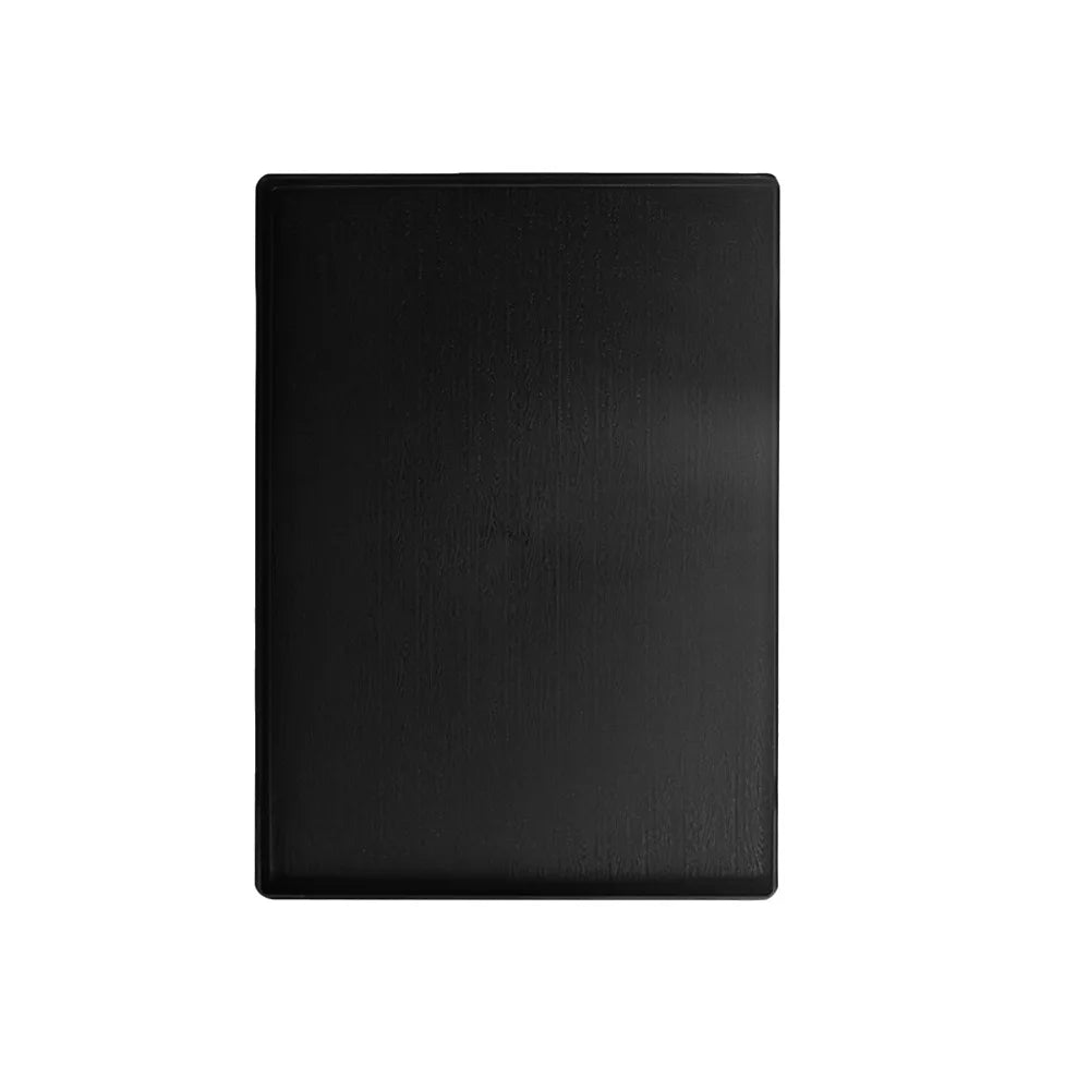 Rectangle Plastic Decorative Tray – Multi-Purpose Bathroom Organizer Decorative Plastic Tray Richie's Black-XS
