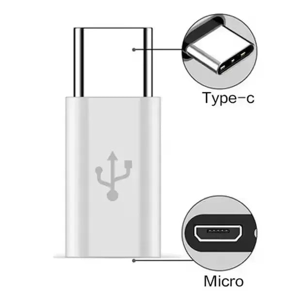 Micro USB to USB-C Adapter for Android – Samsung & Xiaomi USB-C Adapter Richie's