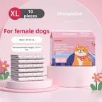 Disposable Dog Diapers Male & Female – 10 Pack Super Absorbent Dog Diapers Richie's Female XL