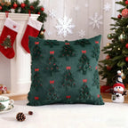 Christmas Tree Embroidered Cushion Cover – Festive Pillow Case Decorative Pillow Cover Richie's 04