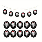 10pcs Graduation Felt Tailcoat Pendants Party Decoration Hangers Party Pendant Decorations Richie's