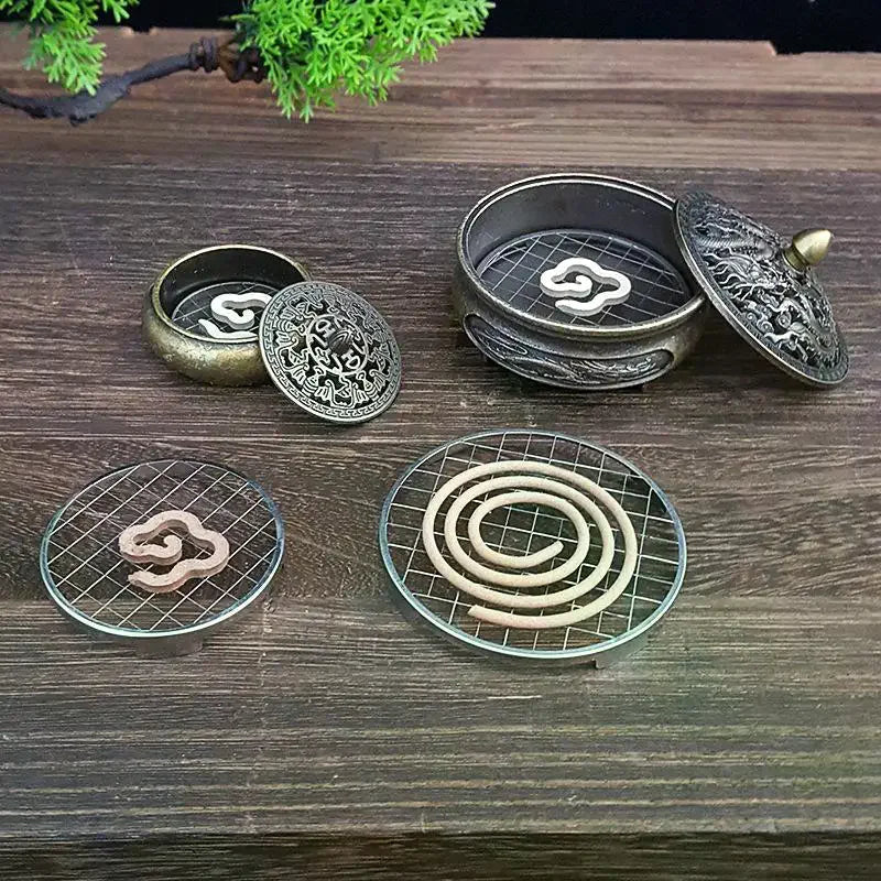 Stainless Steel Incense Holder Grid Filter Screen Heat-Resistant Incense Holder Screen Richie's