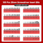 130-Pc Mini Ratchet Set 1/4" Drive 72-Tooth S2 Steel Bits Ratchet Socket Set Richie's