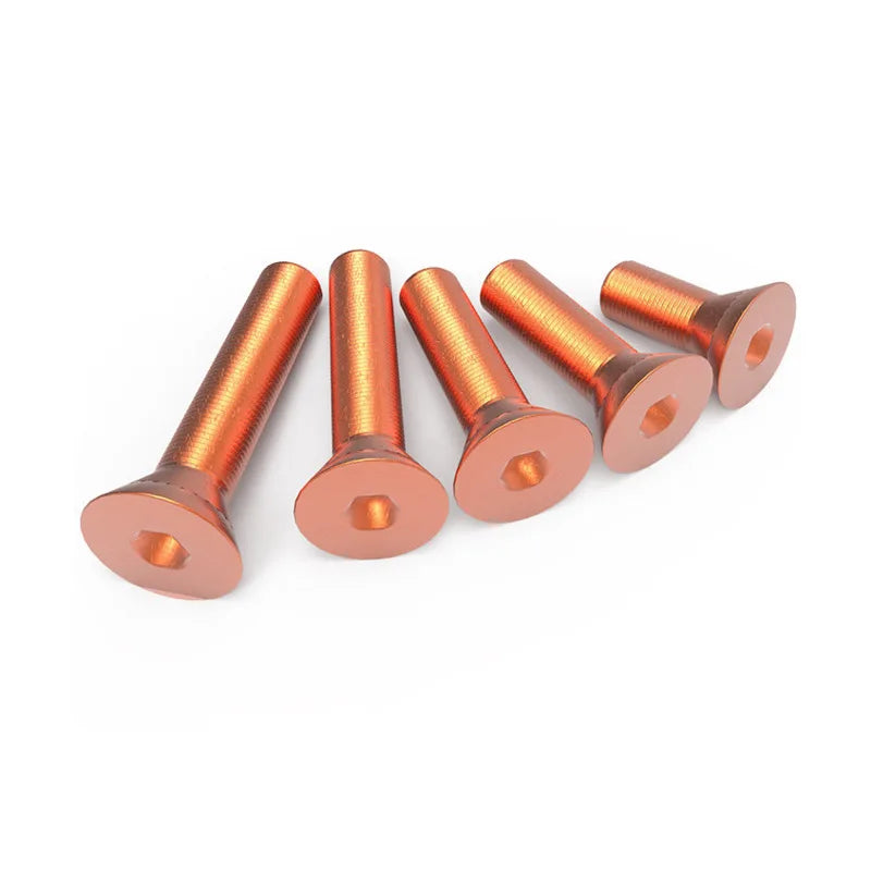 Red Copper Countersunk Hex Socket Screws M2–M10 DIN7991 Bulk Copper Machine Screws Richie's