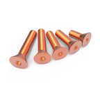 Red Copper Countersunk Hex Socket Screws M2–M10 DIN7991 Bulk Copper Machine Screws Richie's