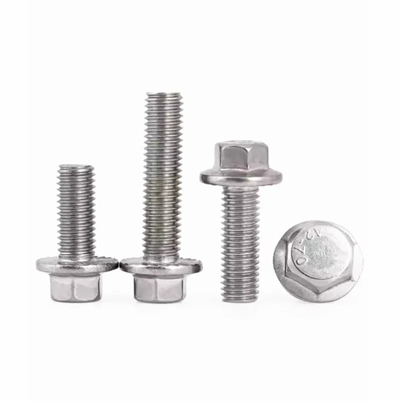 M5–M12 A2-70 304 Stainless Steel Serrated Flange Hex Bolt Flange Hex Bolt Richie's