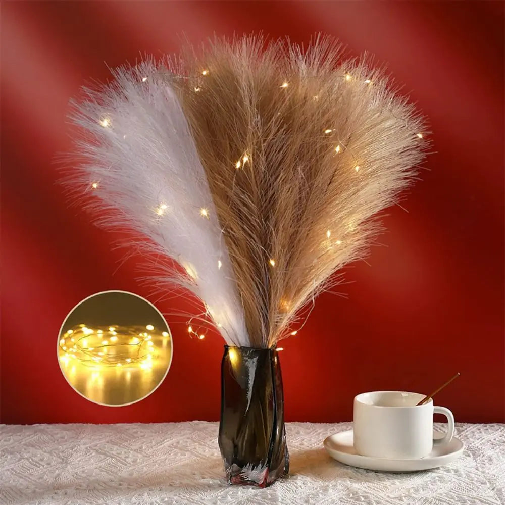 10PCS Fluffy Pampas Grass Artificial Stems 55CM | Wedding Decor Artificial Pampas Grass Richie's