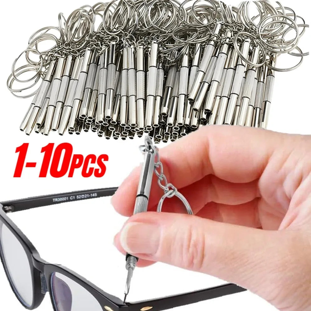 Precision Eyeglass & Watch Repair Screwdriver Kit + Keychain Precision Screwdriver Richie's