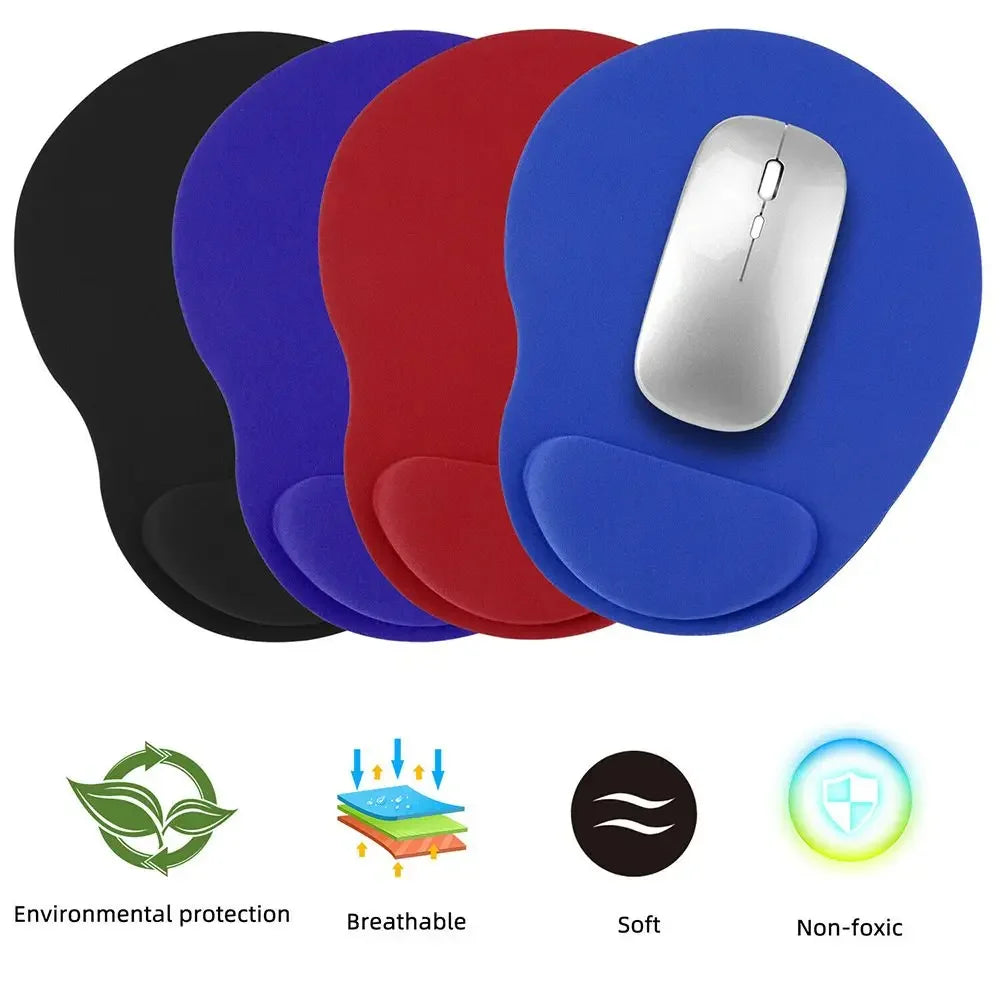 Ergonomic Wrist Rest Mouse Pad – Memory Foam Non-Slip Wrist Rest Mouse Pad Richie's