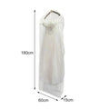 Clear Wedding Dress Garment Bag – Reusable Dust-Proof Cover Garment Storage Bag Richie's 180cm