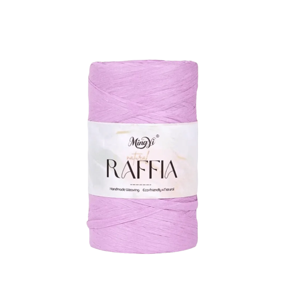 Multi-Colored Raffia Yarn 100g – DIY Knitting & Weaving Craft Raffia Craft Yarn Richie's Purple
