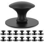 15-Pack Self-Adhesive Stainless Steel Cabinet Drawer Knobs 37mm Cabinet Drawer Knobs Richie's No-drilling handle black 15PCS