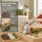 200g Mixed Wood Chew Stick Set for Hamsters & Small Pets Small Pet Chew Sticks Richie's
