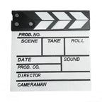 Wooden Movie Clapperboard 20x20cm – Film Slate & Prop Movie Clapperboard Richie's White