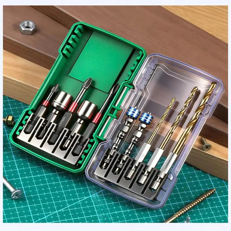 10-Piece S2 Steel Impact Bit Set – Magnetic Hex Shank Driver Kit Impact Bit Set Richie's