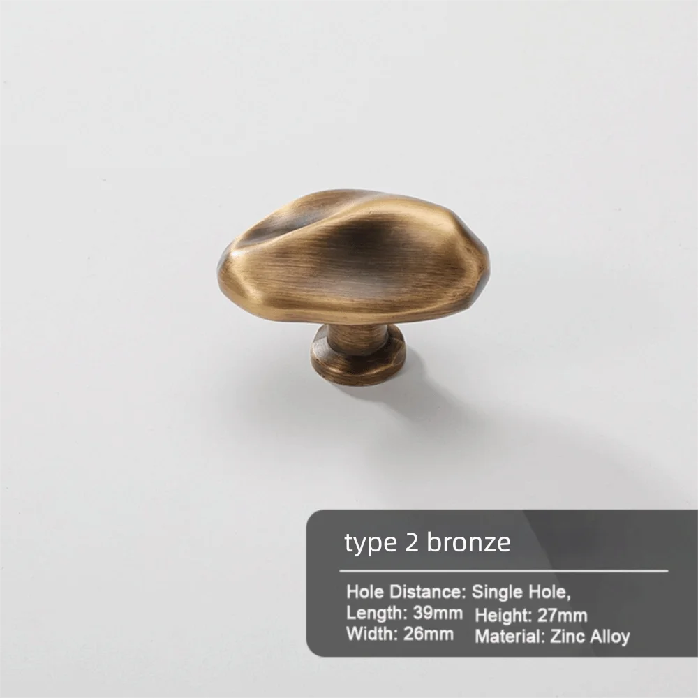 Zinc Alloy Cabinet Handles & Drawer Knobs – Gold/Silver Cabinet Hardware Richie's type 2 bronze