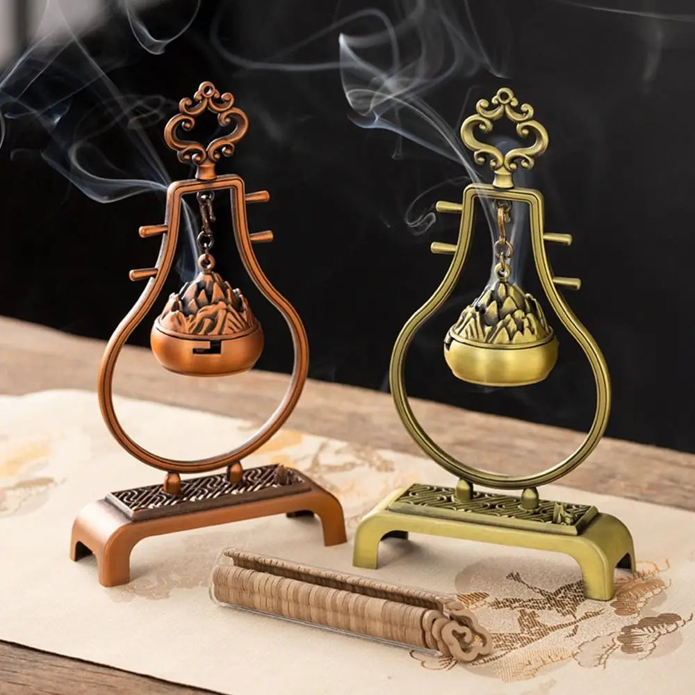 Chinese Style Zinc Alloy Hanging Incense Burner & Holder Incense Burner Richie's