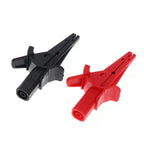 4mm Banana Socket Safety Alligator Clips 1000V/10A – 2Pcs Electrical Test Clips Richie's