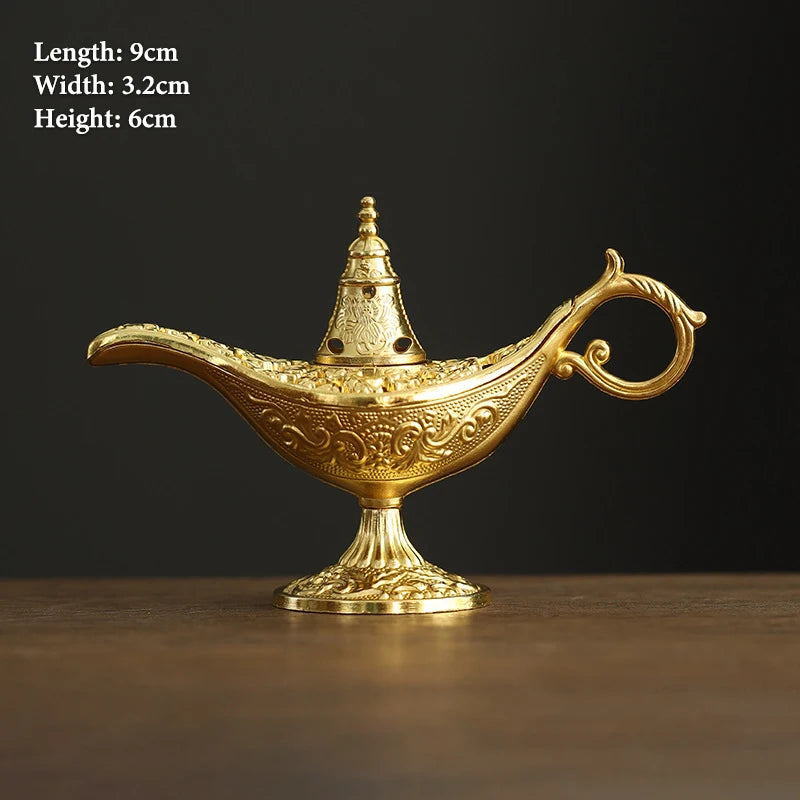 Vintage Alloy Incense Burner Stick Holder – Mini Hollow Censer Incense Burner Richie's A6