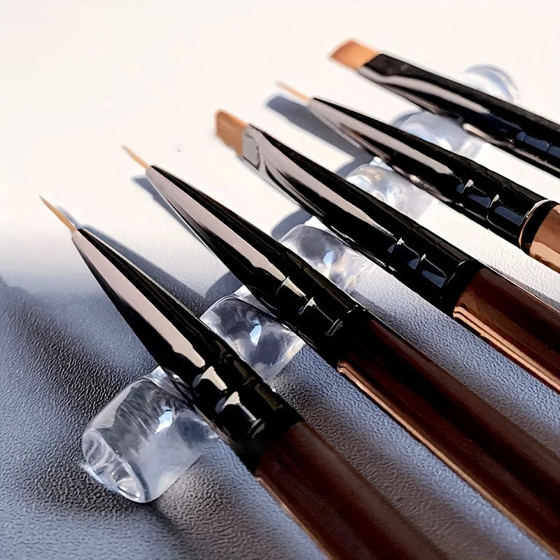 5-Slot Acrylic Nail Art Brush Holder & Gel Pen Organizer Nail Brush Organizer Richie's