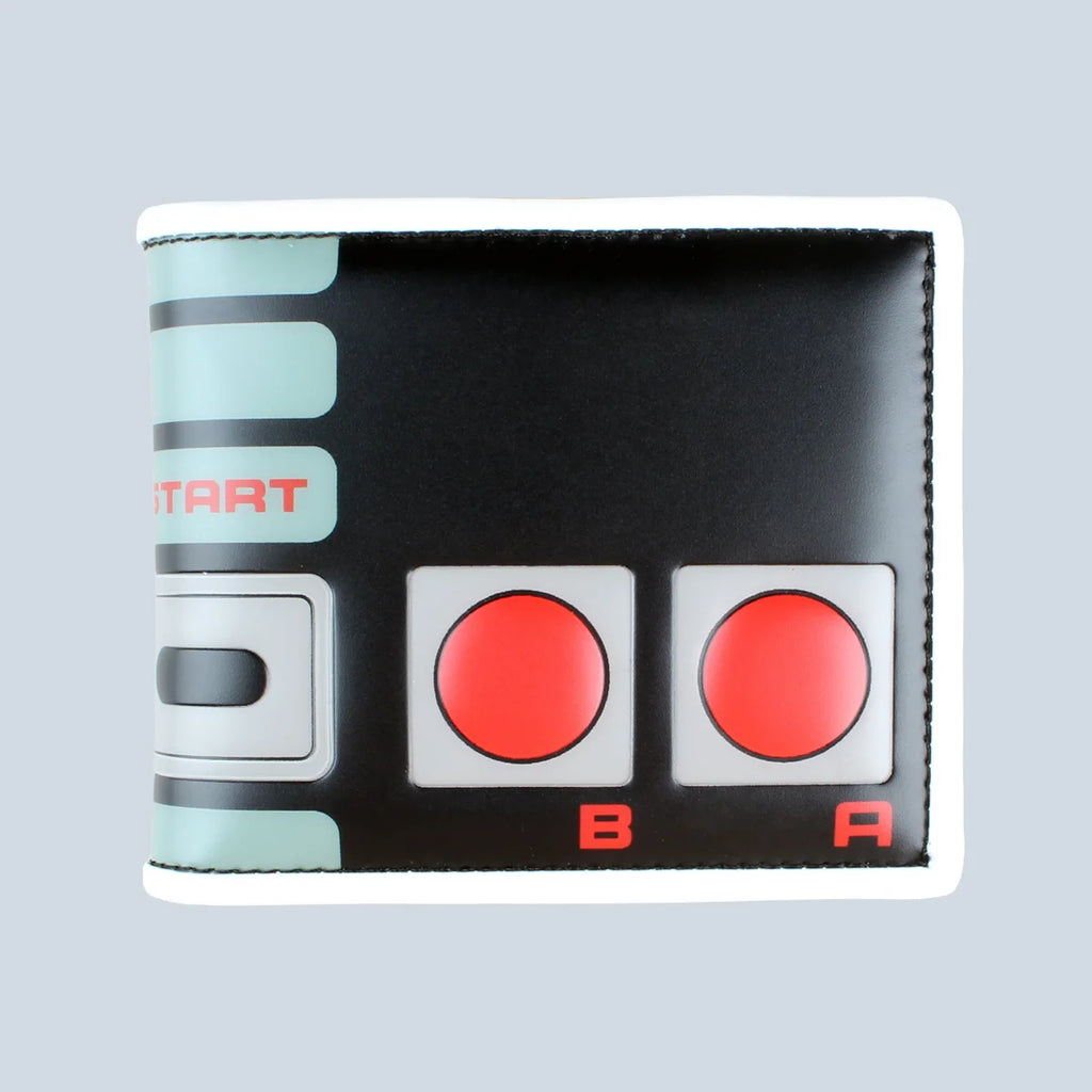 Game Controller Wallet – Retro Unisex PU Card Holder Novelty Bifold Wallet Richie's A1156