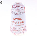 Sequin Cotton Yarn 50g Ball – Glitter Knitting Thread for DIY Craft Yarn Richie's G