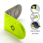 LED Magnetic Clip Safety Light – Reflective Strobe Night Running LED Safety Clip Light Richie's