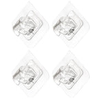 4Pcs Self-Adhesive Curtain Rod Clips – Clear, No-Drill Holders Curtain Rod Clips Richie's