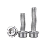 304 Stainless Steel Serrated Flange Hex Socket Screws M2–M8 Flange Hex Screws Richie's
