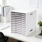12-Tier Desktop File Organizer | A4 Paper Holder with Handles Desktop File Organizer Richie's