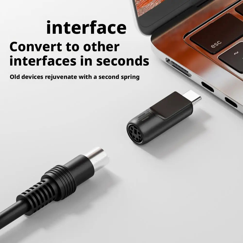 USB to PS/2 Adapter Converter for Keyboard & Mouse USB PS/2 Adapter Richie's