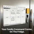 Magnetic Weekly Planner Whiteboard | Erasable Schedule Board Whiteboard Planner Richie's Default Title