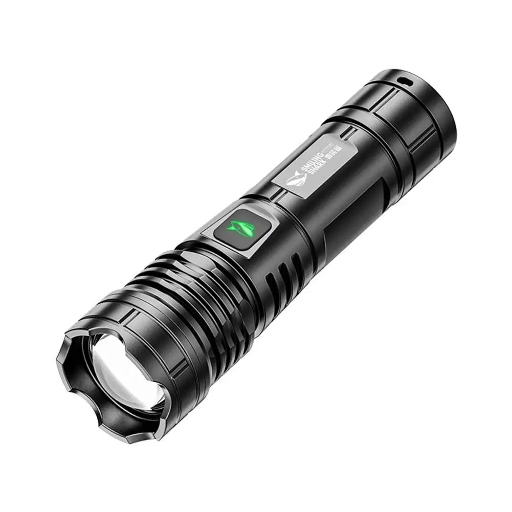2000LM Tactical LED Flashlight USB-C Rechargeable Zoomable Torch Tactical Flashlight Richie's 1 pc
