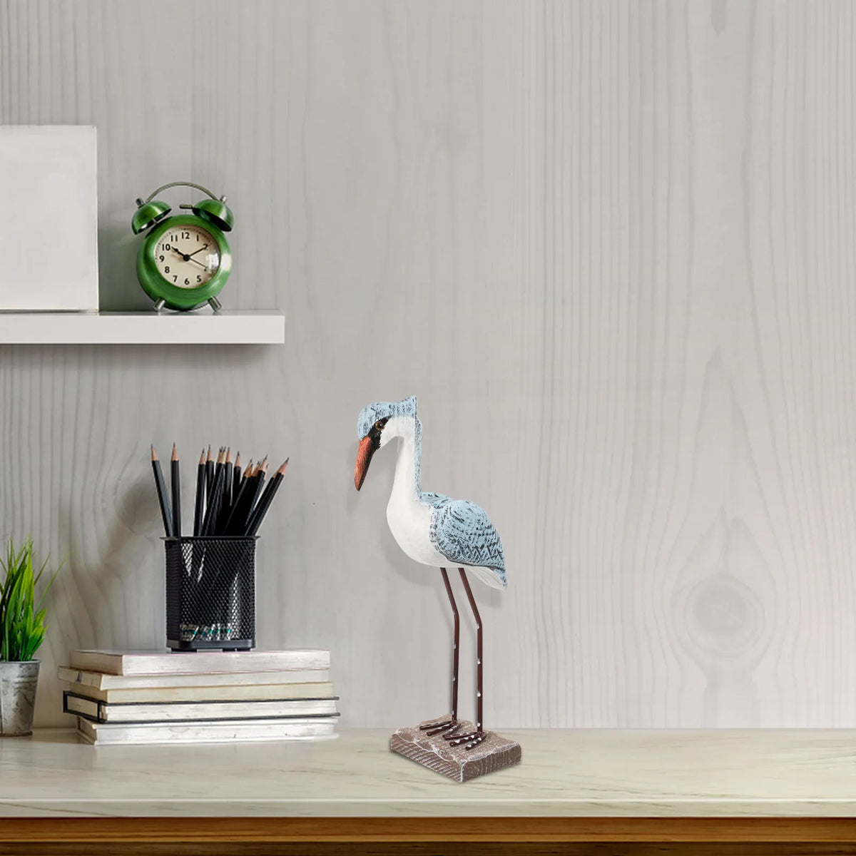 Wooden Seagull Figurine – Coastal Nautical Home Decor Statue Decorative Figurine Richie's