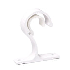 Curtain Rod Brackets & Wall Hook Clips – Aluminum Alloy Curtain Rod Brackets Richie's White 1PC