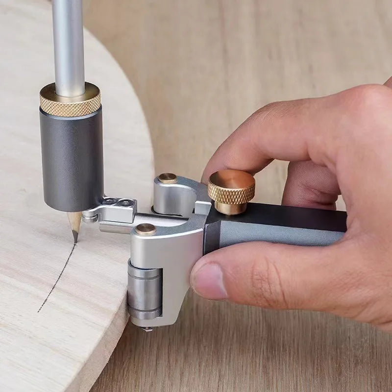 Dual-Purpose Scriber Marking Gauge Ruler – Aluminum Alloy Woodworking Marking Gauge Richie's
