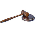 Handcrafted Walnut Wood Judge Gavel & Sound Block Set Wooden Gavel Set Richie's Set