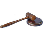 Handcrafted Walnut Wood Judge Gavel & Sound Block Set Wooden Gavel Set Richie's Set