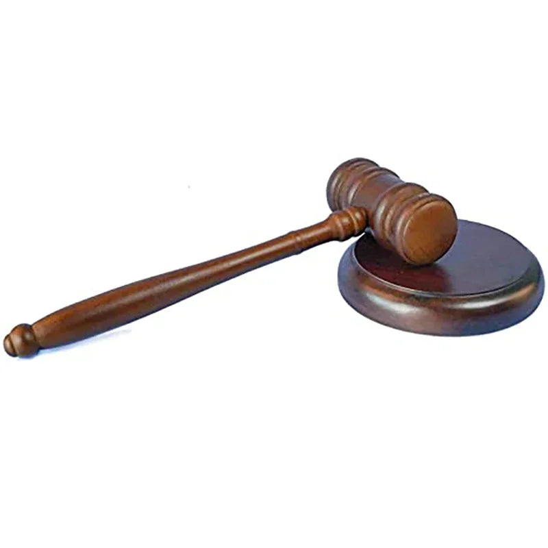 Handcrafted Walnut Wood Judge Gavel & Sound Block Set Wooden Gavel Set Richie's Set