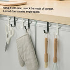 No-Drill Stainless Steel Over Cabinet Door Hook – J-Shape Cabinet Door Hook Richie's