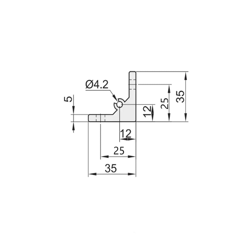 Aluminum Extrusion Corner Bracket 2020 3030 Right Angle Connector Corner Bracket Richie's