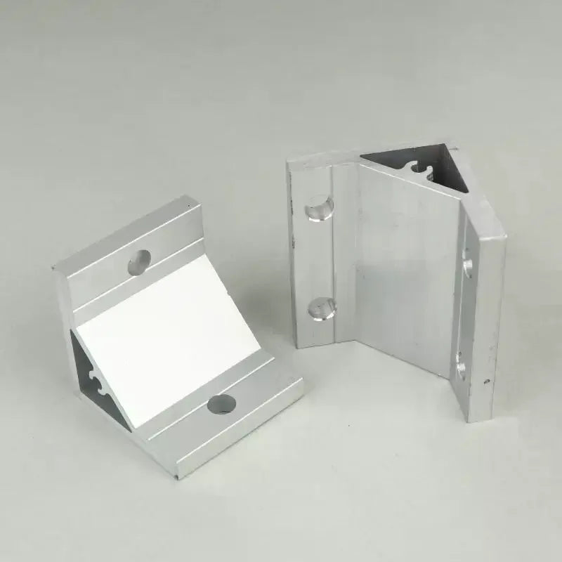 2Pcs 90° Angle Bracket for 2020–6060 Aluminum Profile DIY Frame Aluminum Corner Bracket Richie's