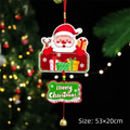 Christmas Wind Chime Bell Ornament – Xmas Door & Window Decor Christmas Wind Chime Richie's C