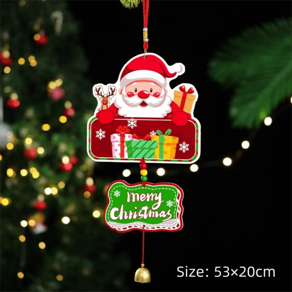 Christmas Wind Chime Bell Ornament – Xmas Door & Window Decor Christmas Wind Chime Richie's C