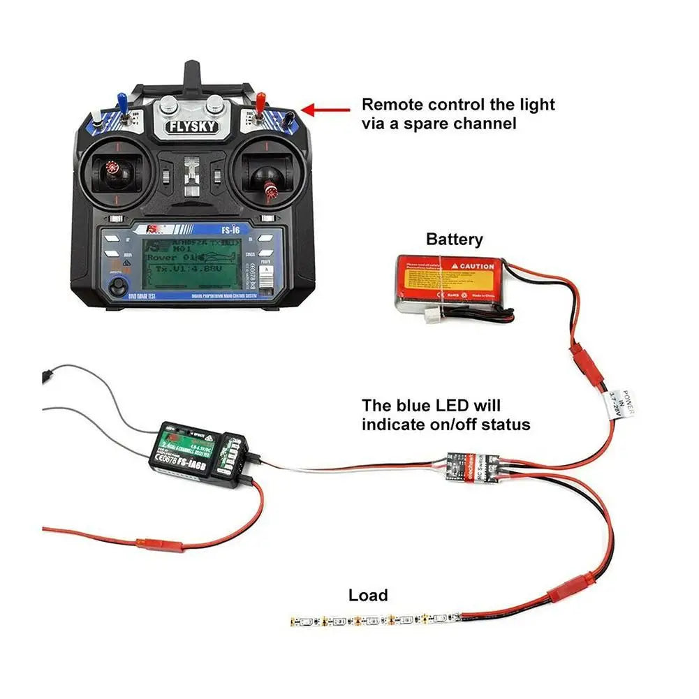PWM RC Electronic Switch 2-20A 3-30V for Drone & Water Pump RC Electronic Switch Richie's