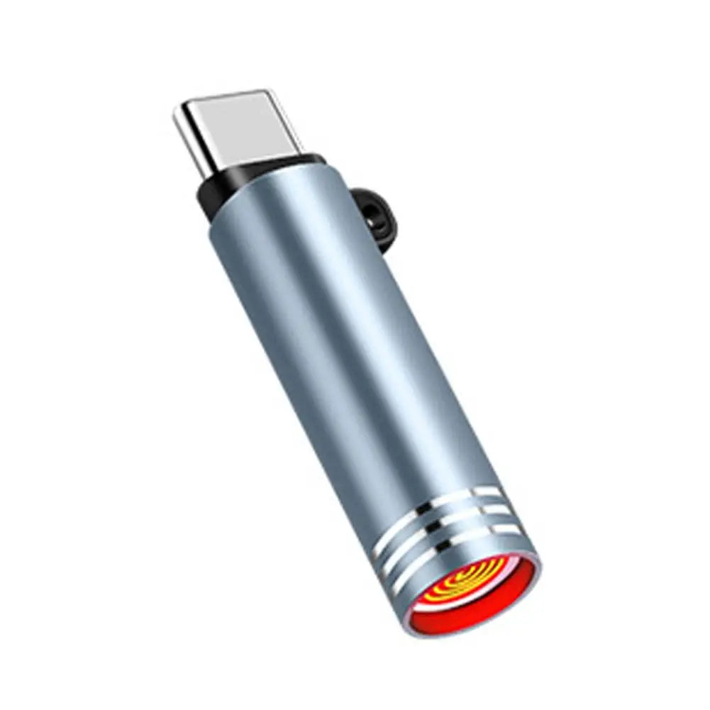 USB Type-C Flameless Windproof Lighter Keychain Gift USB Flameless Lighter Richie's B