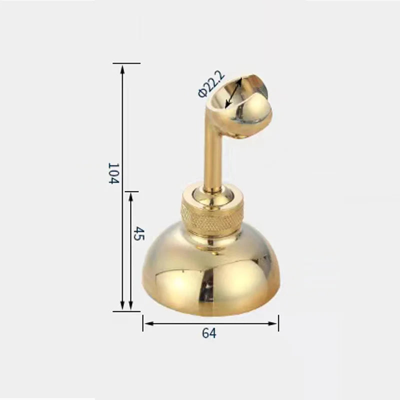 Solid Brass Wall Mounted Hand Shower Holder Bracket Shower Holder Bracket Richie's